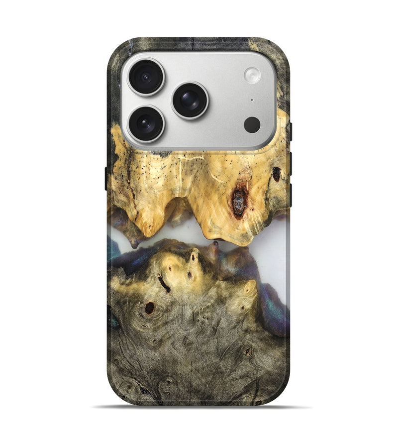 iPhone 17 Pro Wood Live Edge Phone Case - Ingrid (Clear, 821902)