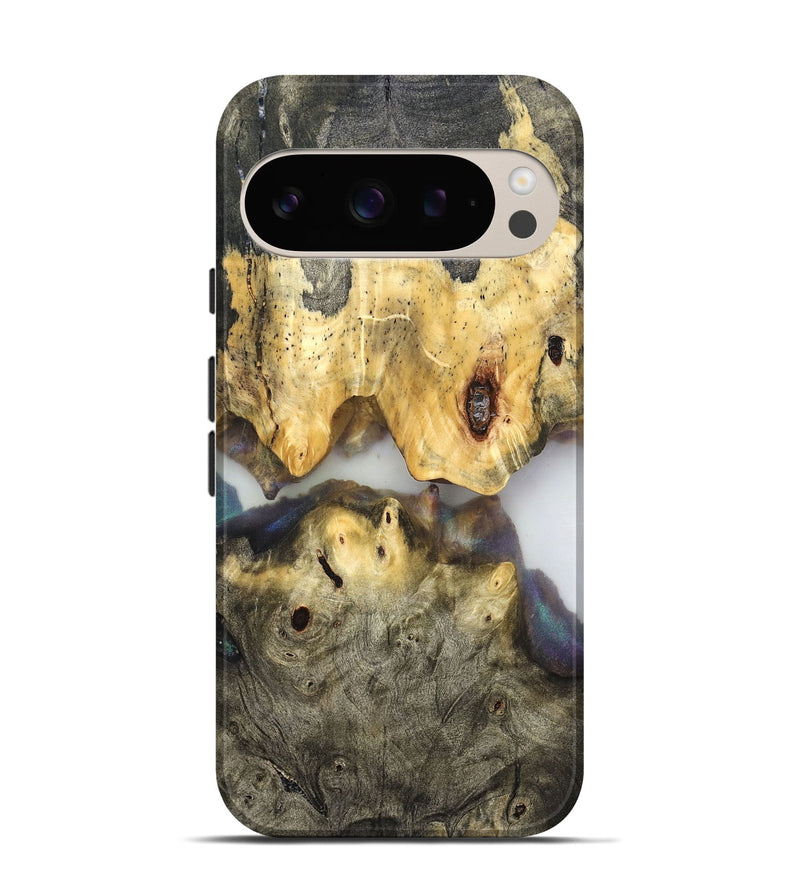 Pixel 9 Pro Wood Live Edge Phone Case - Ingrid (Clear, 821902)
