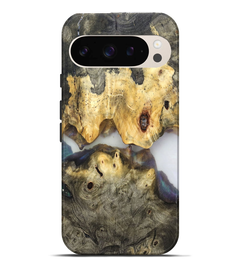 Pixel 9 Pro XL Wood Live Edge Phone Case - Ingrid (Clear, 821902)