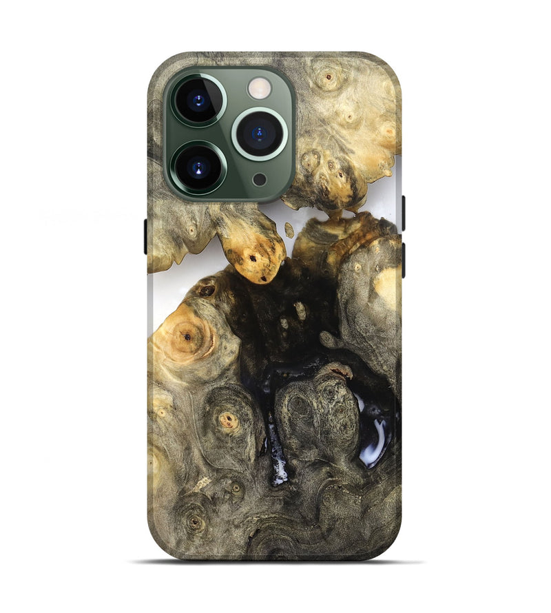 iPhone 13 Pro Wood Live Edge Phone Case - Zayne (Clear, 821903)