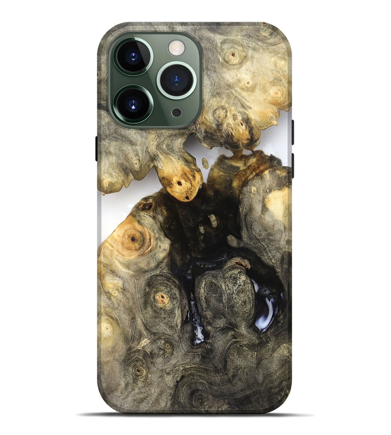 iPhone 13 Pro Max Wood Live Edge Phone Case - Zayne (Clear, 821903)