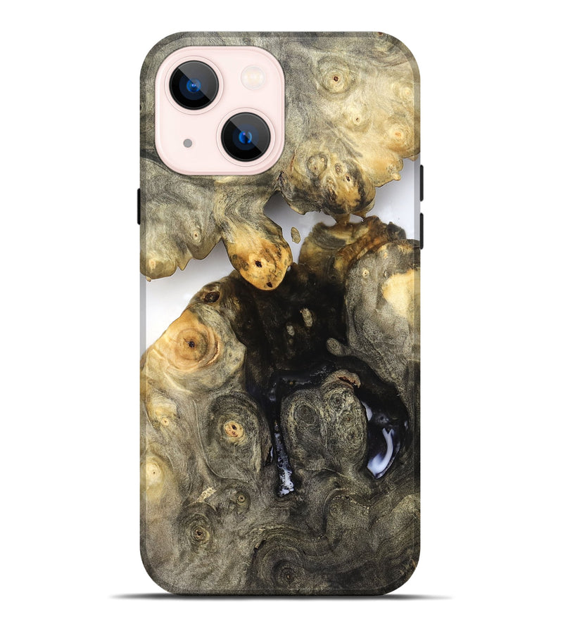 iPhone 14 Plus Wood Live Edge Phone Case - Zayne (Clear, 821903)