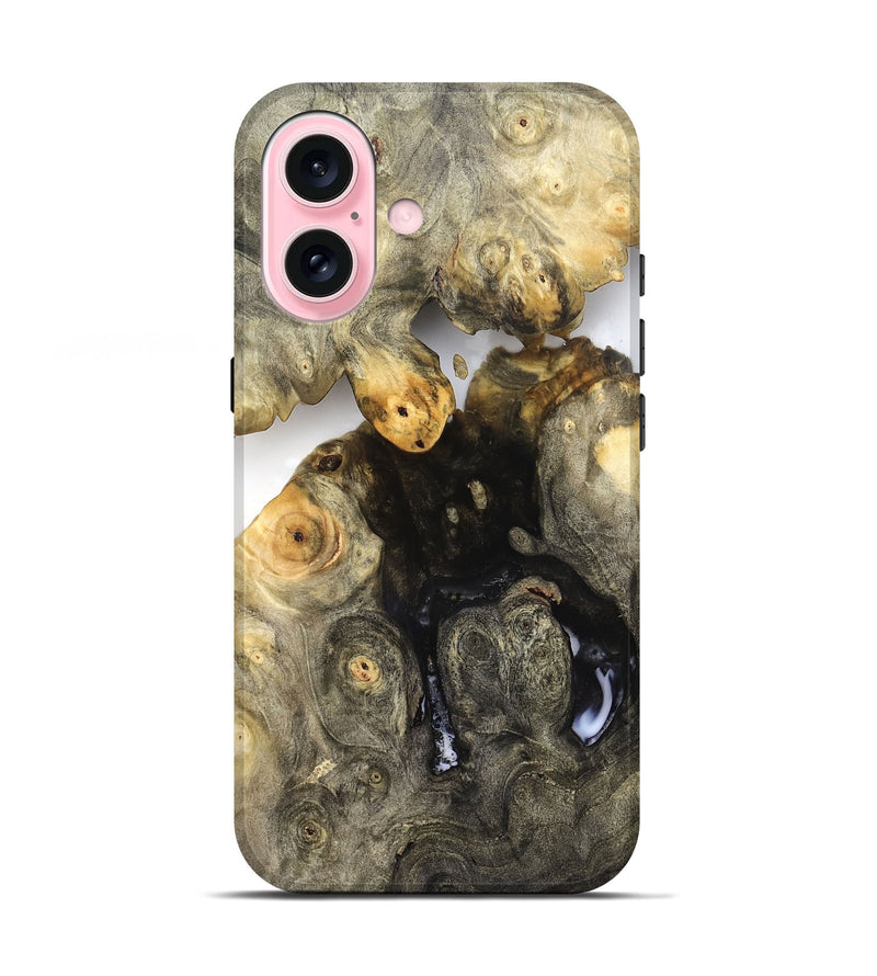 iPhone 17 Wood Live Edge Phone Case - Zayne (Clear, 821903)