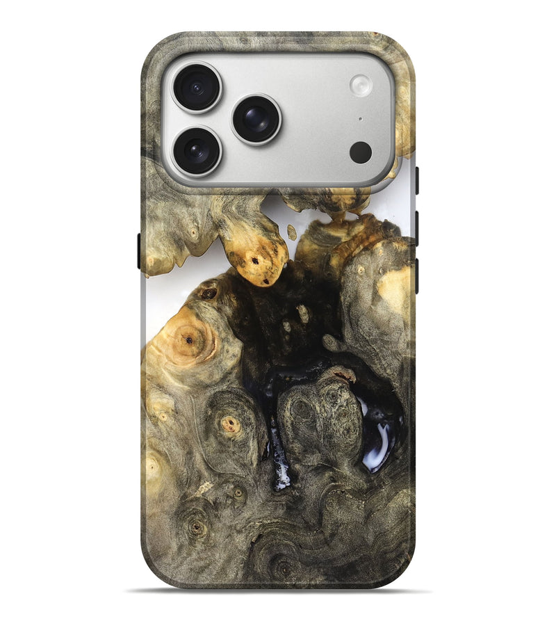 iPhone 17 Pro Max Wood Live Edge Phone Case - Zayne (Clear, 821903)