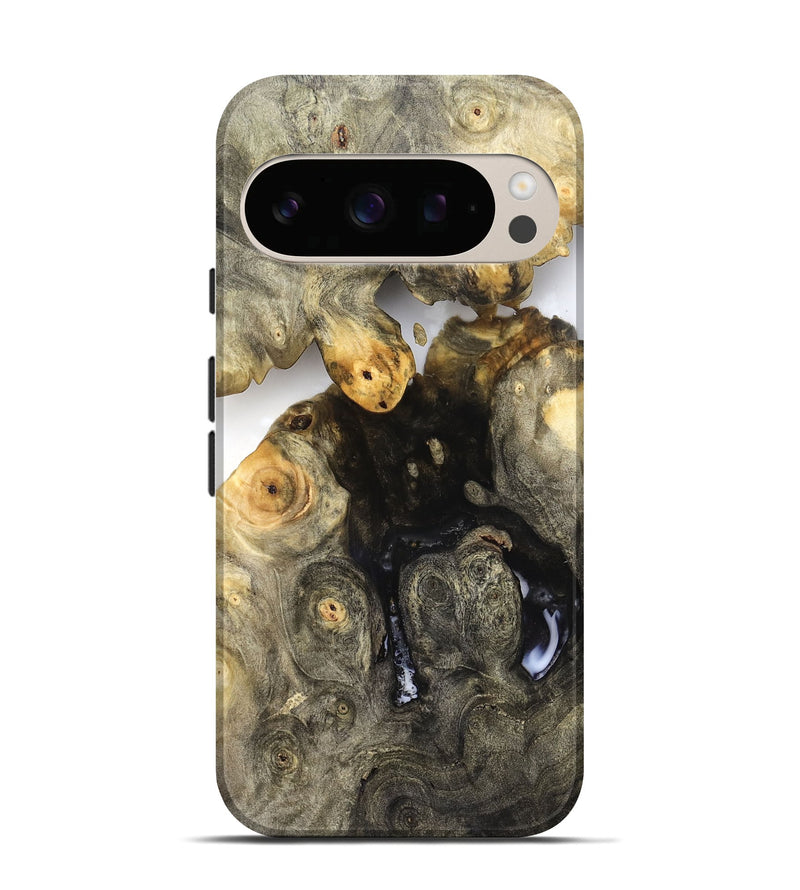 Pixel 10 Pro Wood Live Edge Phone Case - Zayne (Clear, 821903)