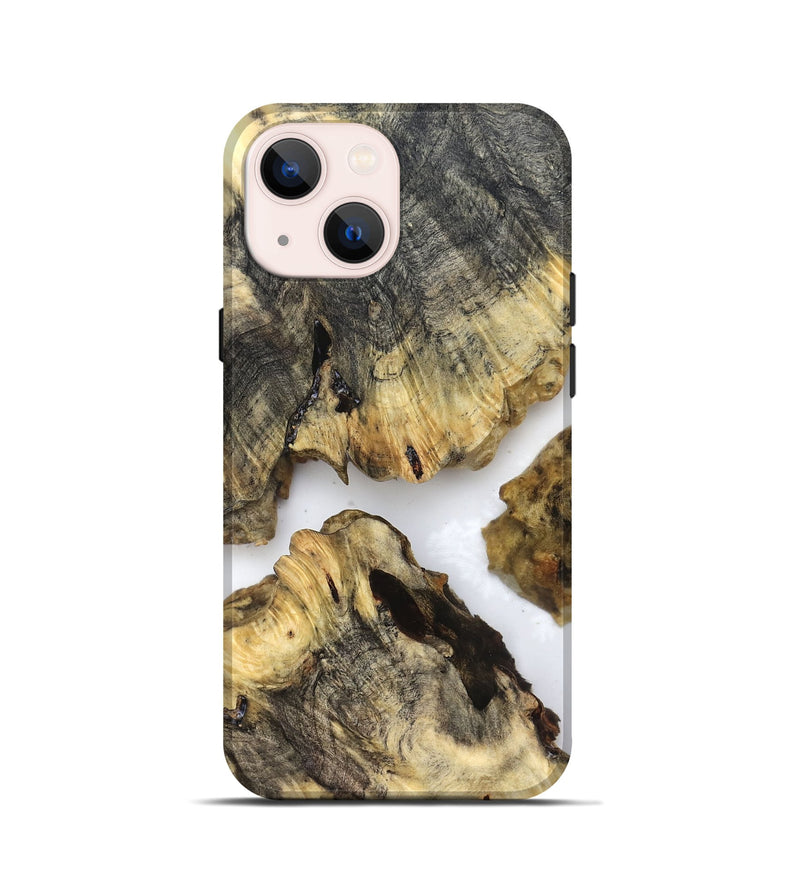 iPhone 13 mini Wood Live Edge Phone Case - Sydnee (Clear, 821904)