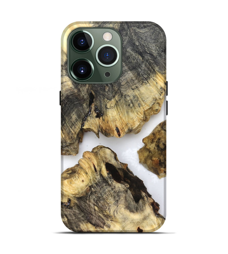 iPhone 13 Pro Wood Live Edge Phone Case - Sydnee (Clear, 821904)