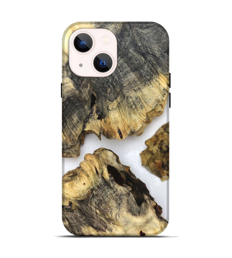 iPhone 14 Wood Live Edge Phone Case - Sydnee (Clear, 821904)