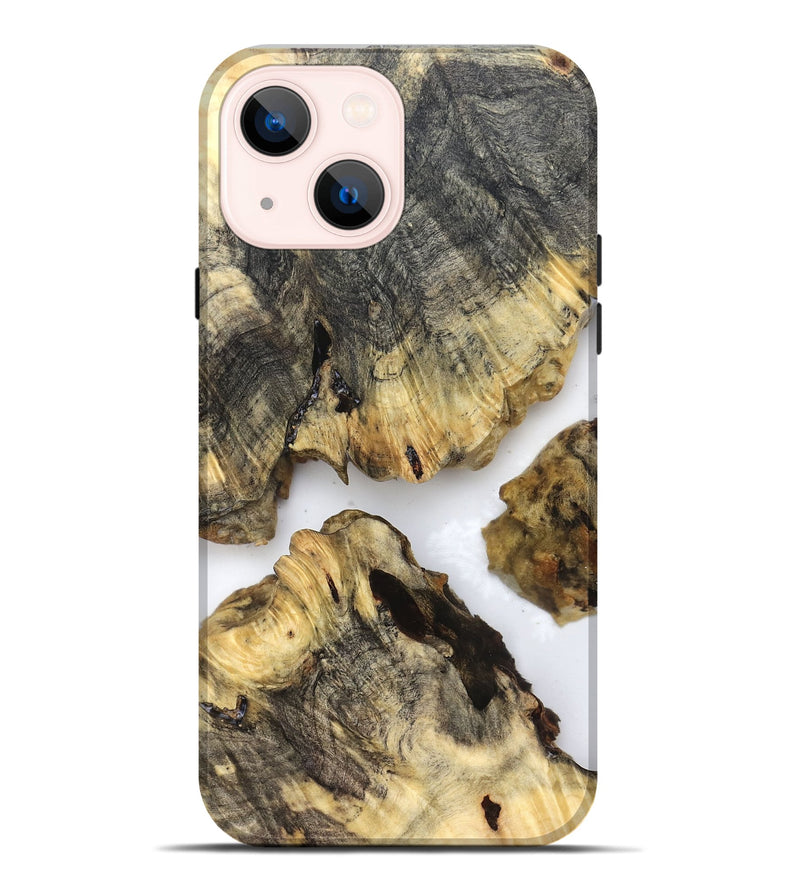 iPhone 14 Plus Wood Live Edge Phone Case - Sydnee (Clear, 821904)