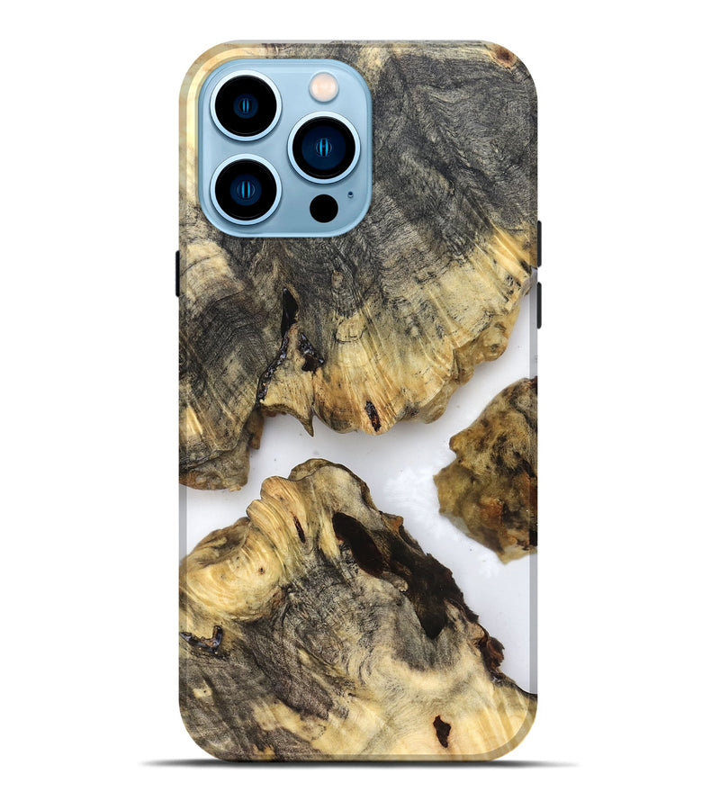 iPhone 14 Pro Max Wood Live Edge Phone Case - Sydnee (Clear, 821904)