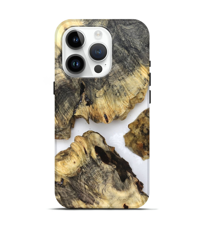 iPhone 15 Pro Wood Live Edge Phone Case - Sydnee (Clear, 821904)