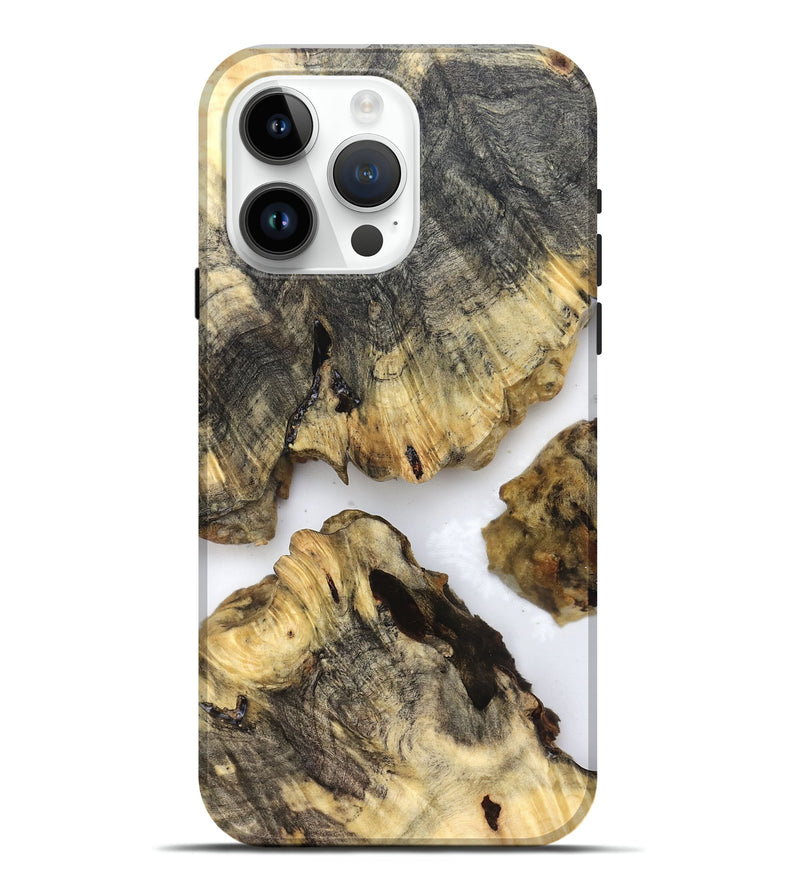 iPhone 15 Pro Max Wood Live Edge Phone Case - Sydnee (Clear, 821904)
