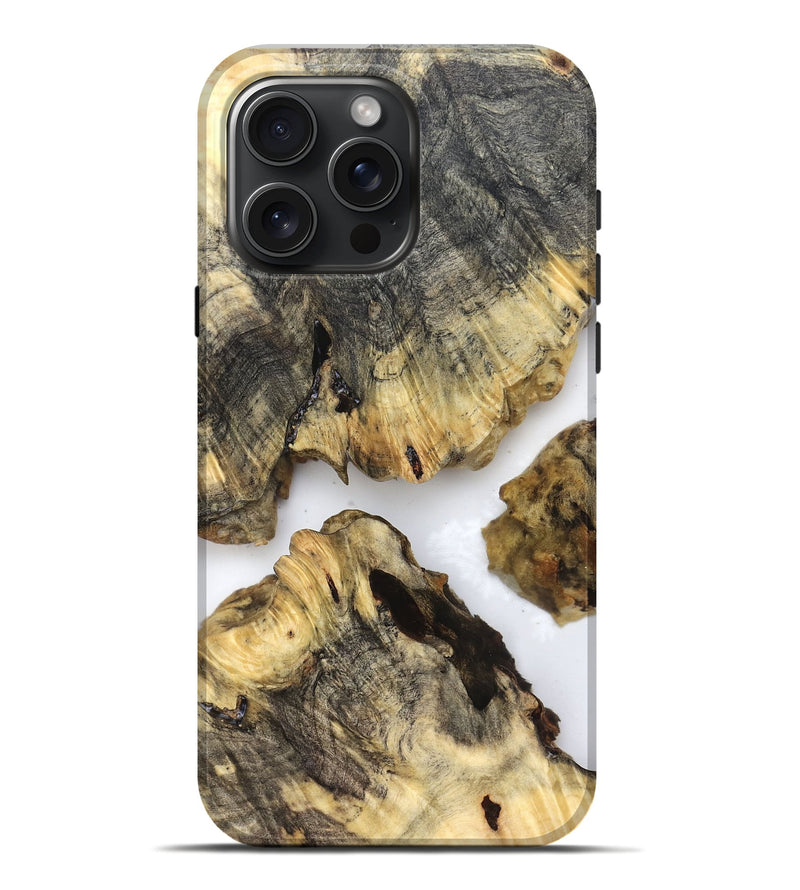 iPhone 16 Pro Max Wood Live Edge Phone Case - Sydnee (Clear, 821904)
