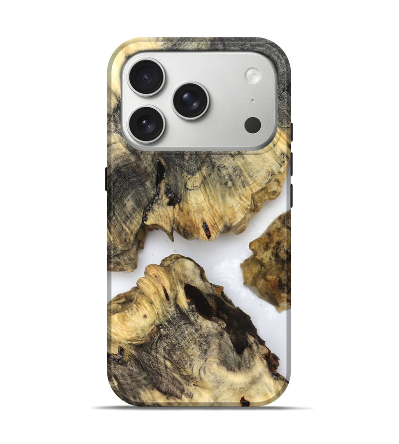 iPhone 17 Pro Wood Live Edge Phone Case - Sydnee (Clear, 821904)