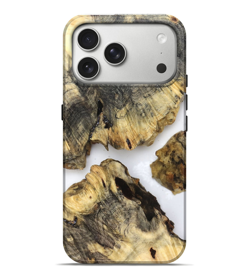 iPhone 17 Pro Max Wood Live Edge Phone Case - Sydnee (Clear, 821904)