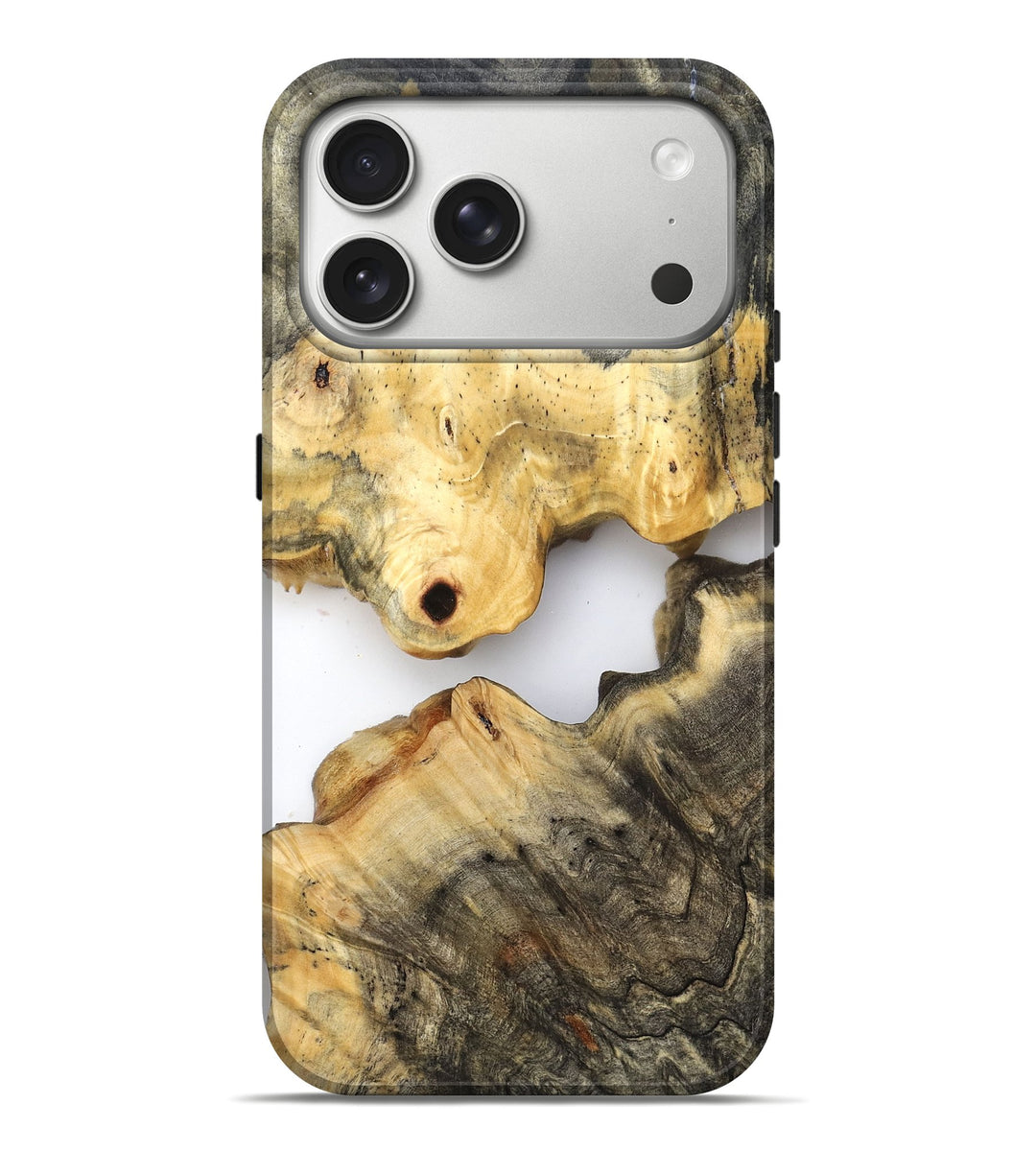 iPhone 17 Pro Max Wood Live Edge Phone Case - Kora (Clear, 821905)