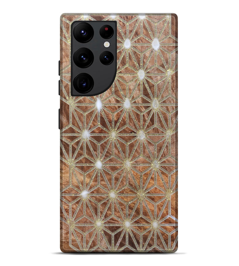 Galaxy S22 Ultra Wood Live Edge Phone Case - Sol (Pattern, 821906)