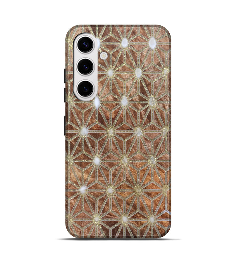 Galaxy S25 Wood Live Edge Phone Case - Sol (Pattern, 821906)