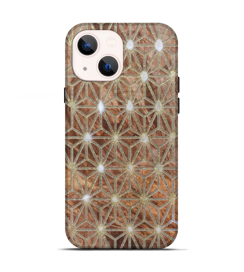 iPhone 13 Wood Live Edge Phone Case - Sol (Pattern, 821906)