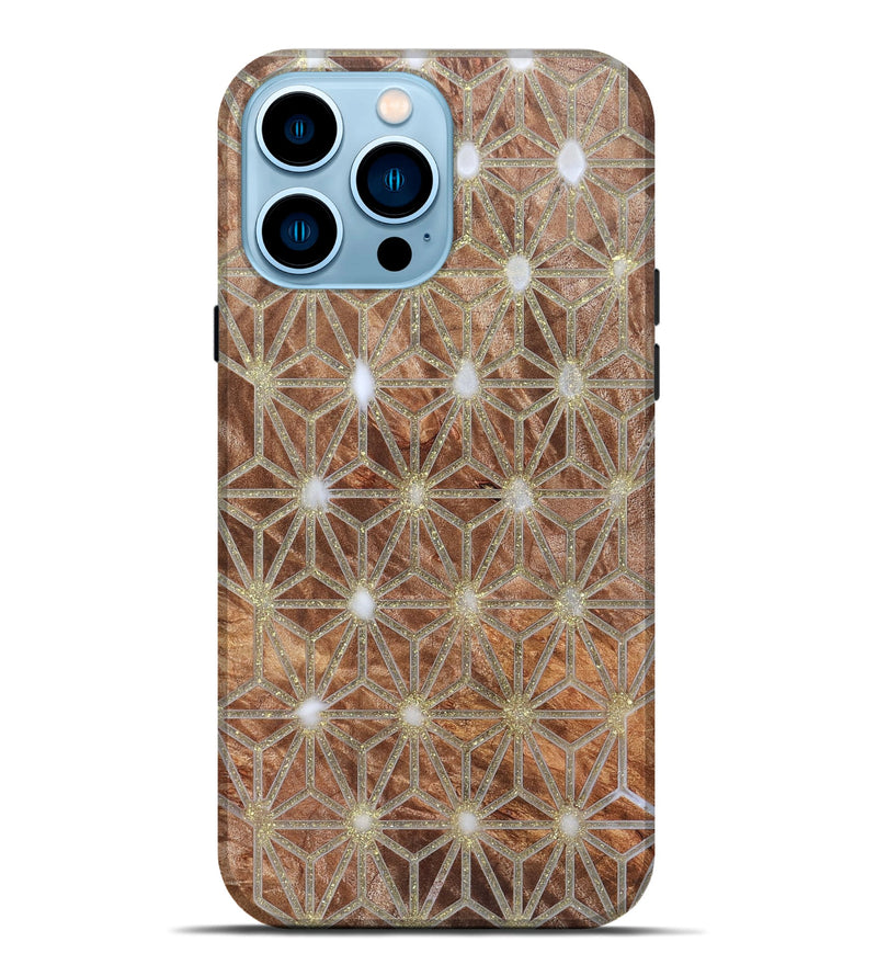 iPhone 14 Pro Max Wood Live Edge Phone Case - Sol (Pattern, 821906)