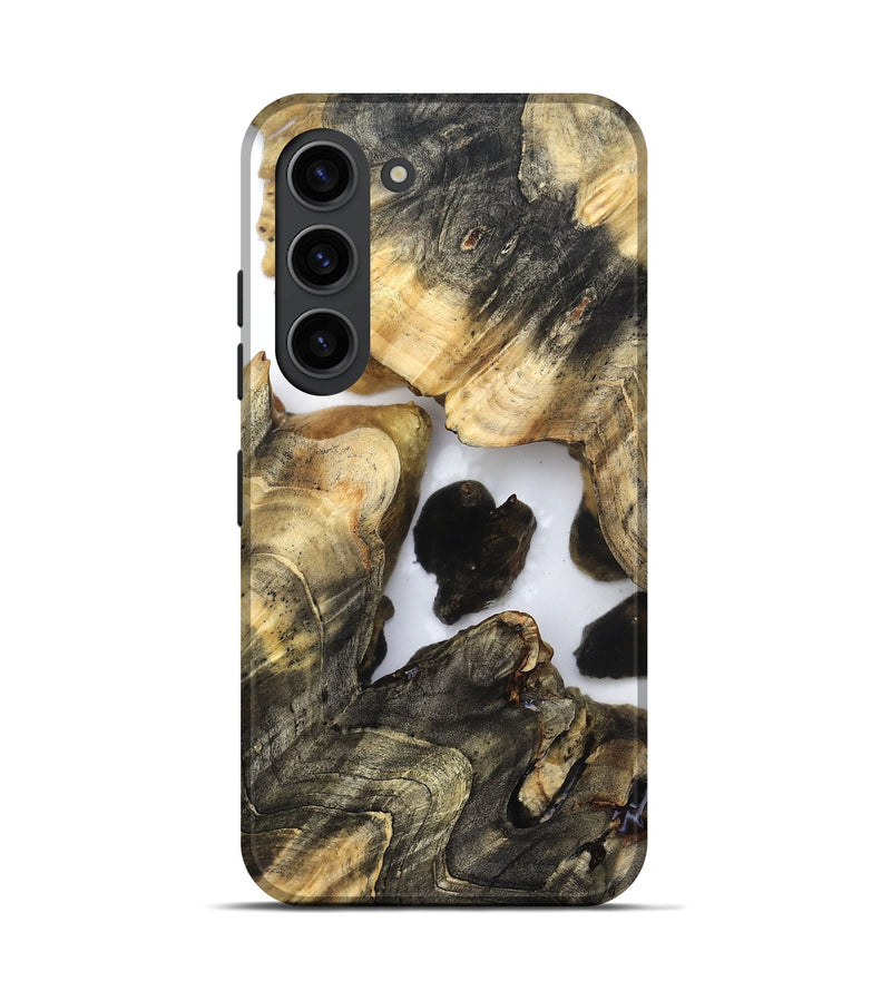 Galaxy S23 Wood Live Edge Phone Case - Mila (Clear, 821907)