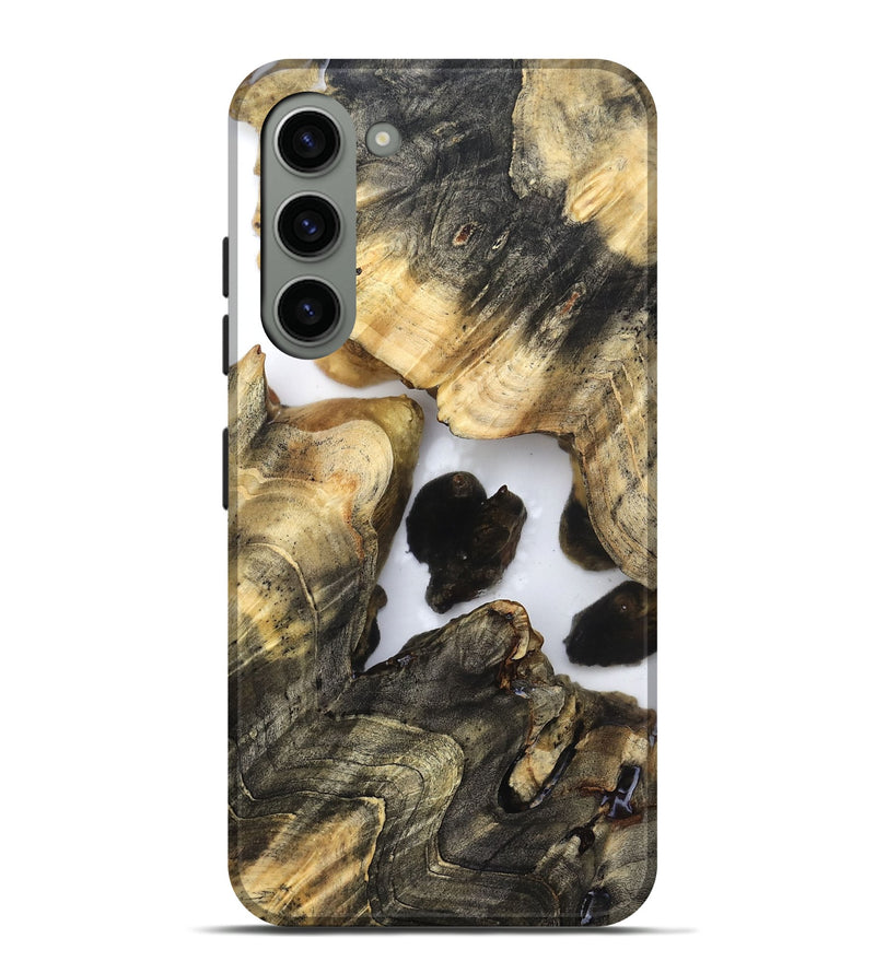 Galaxy S23 Plus Wood Live Edge Phone Case - Mila (Clear, 821907)
