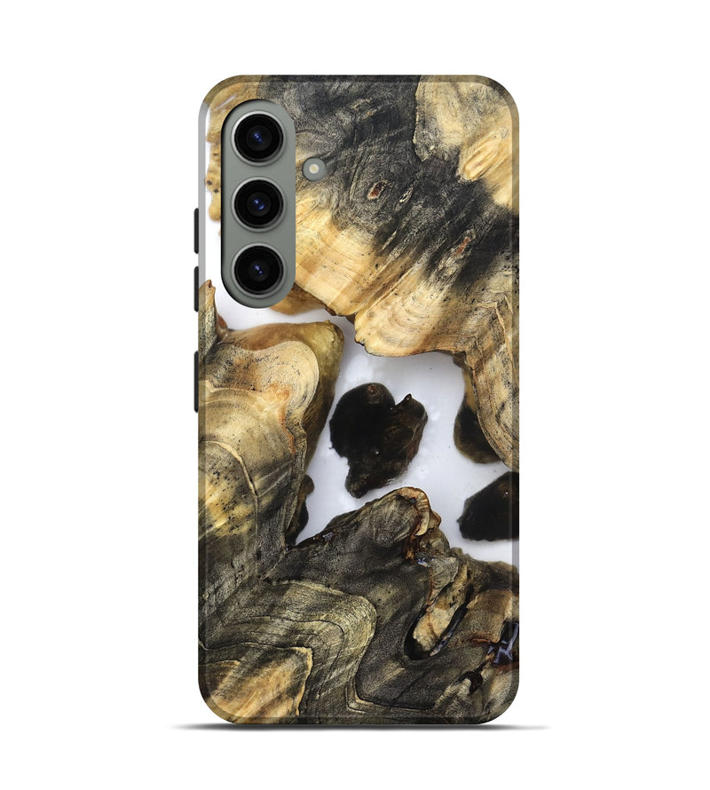 Galaxy S24 Wood Live Edge Phone Case - Mila (Clear, 821907)