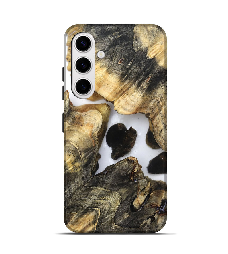 Galaxy S25 Wood Live Edge Phone Case - Mila (Clear, 821907)