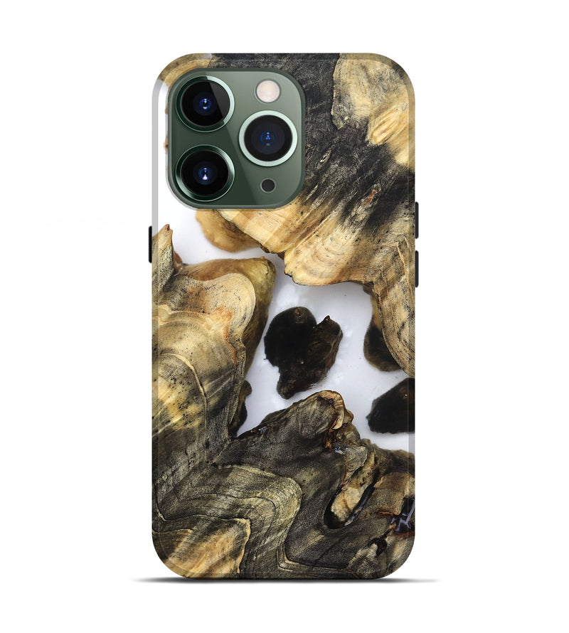 iPhone 13 Pro Wood Live Edge Phone Case - Mila (Clear, 821907)