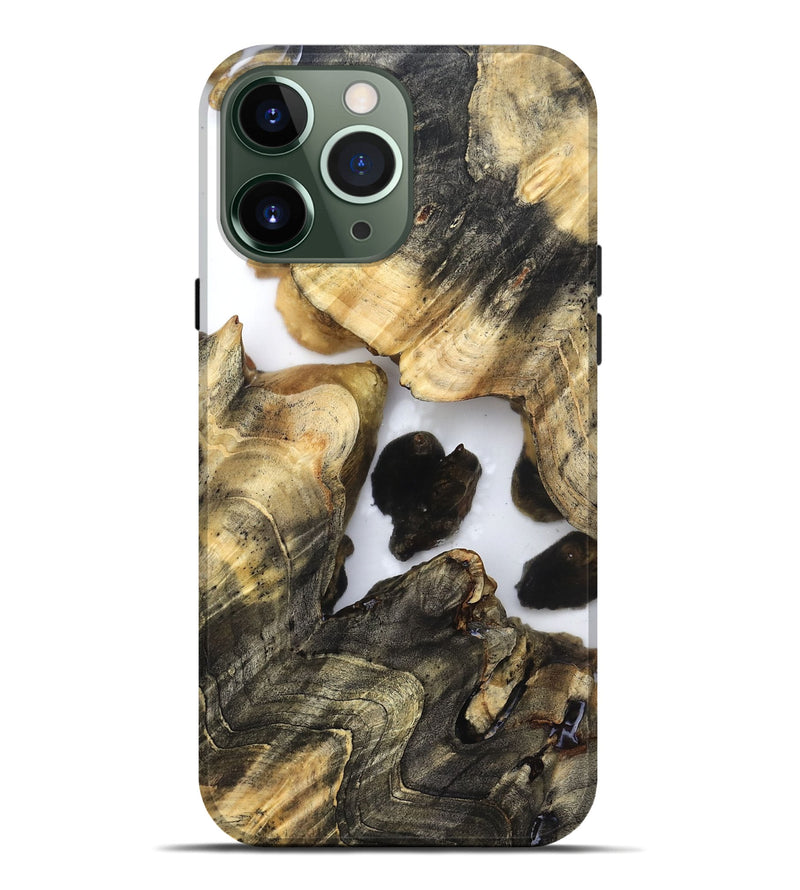 iPhone 13 Pro Max Wood Live Edge Phone Case - Mila (Clear, 821907)