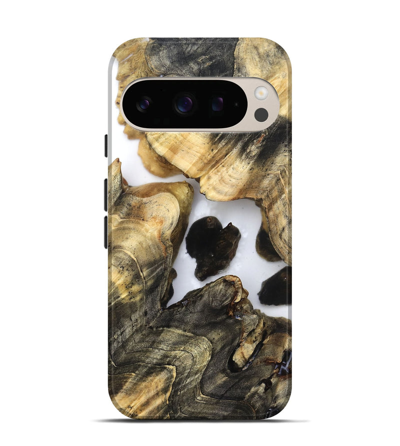 Pixel 10 Pro Wood Live Edge Phone Case - Mila (Clear, 821907)