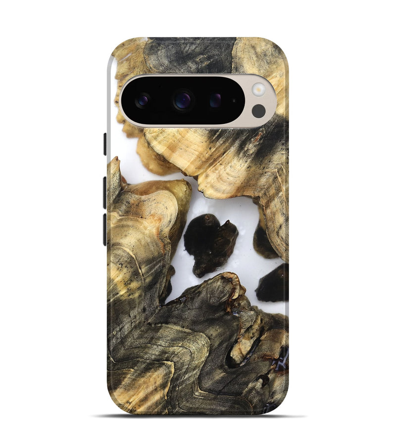 Pixel 9 Wood Live Edge Phone Case - Mila (Clear, 821907)