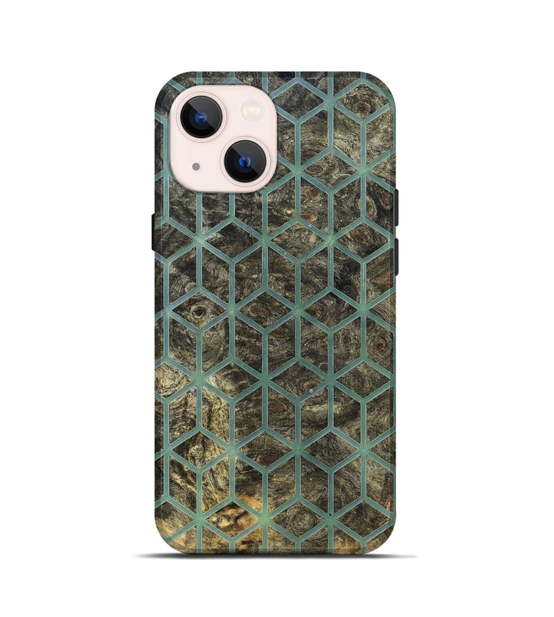 iPhone 13 mini Wood Live Edge Phone Case - Lyndsey (Pattern, 821908)