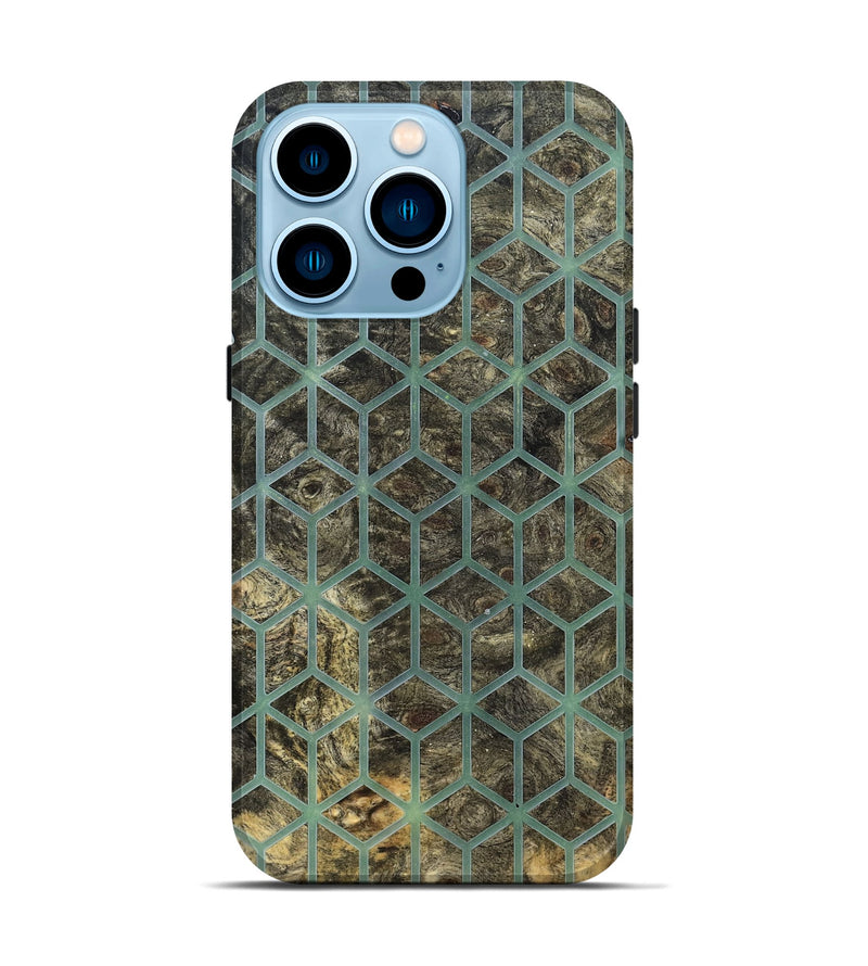 iPhone 14 Pro Wood Live Edge Phone Case - Lyndsey (Pattern, 821908)