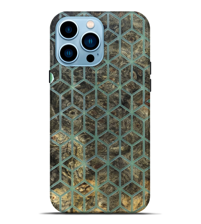 iPhone 14 Pro Max Wood Live Edge Phone Case - Lyndsey (Pattern, 821908)