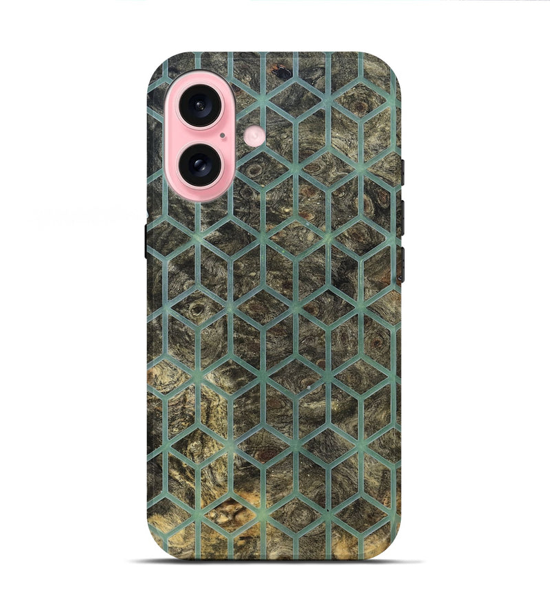 iPhone 16 Wood Live Edge Phone Case - Lyndsey (Pattern, 821908)