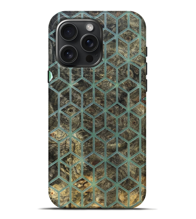 iPhone 16 Pro Max Wood Live Edge Phone Case - Lyndsey (Pattern, 821908)
