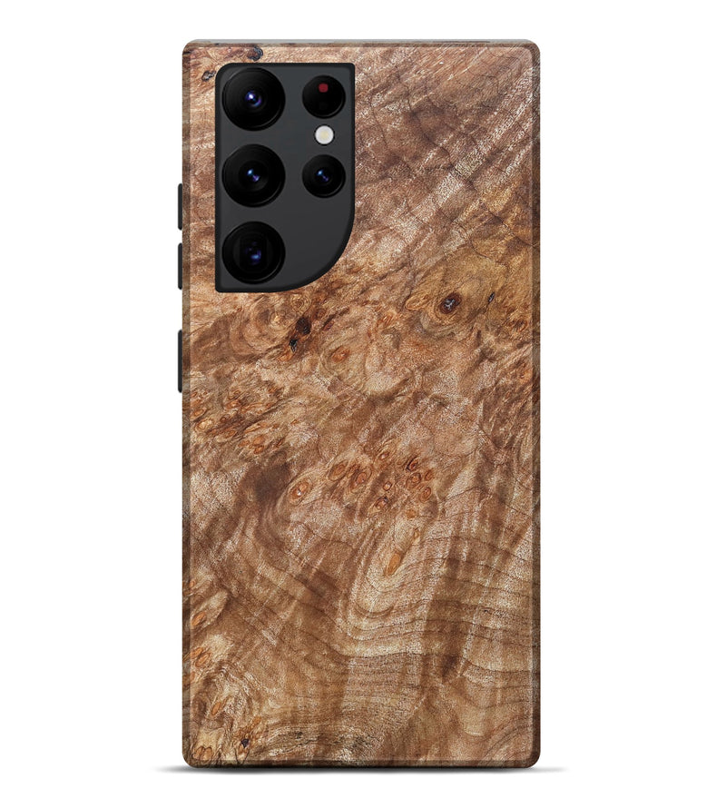 Galaxy S22 Ultra Wood Live Edge Phone Case - Titan (Wood Burl, 821909)