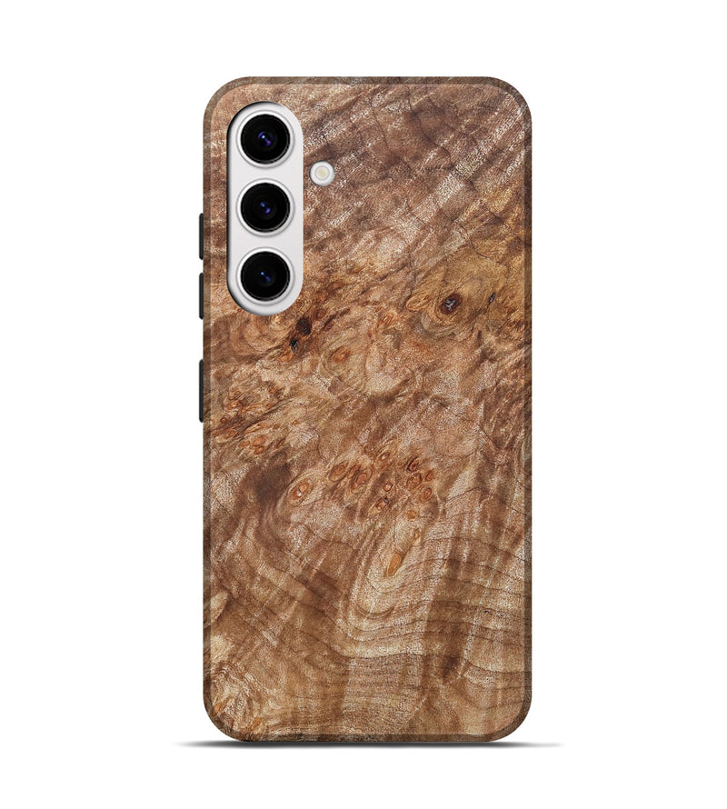 Galaxy S25 Wood Live Edge Phone Case - Titan (Wood Burl, 821909)