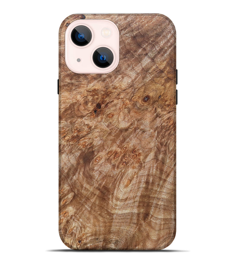 iPhone 14 Plus Wood Live Edge Phone Case - Titan (Wood Burl, 821909)