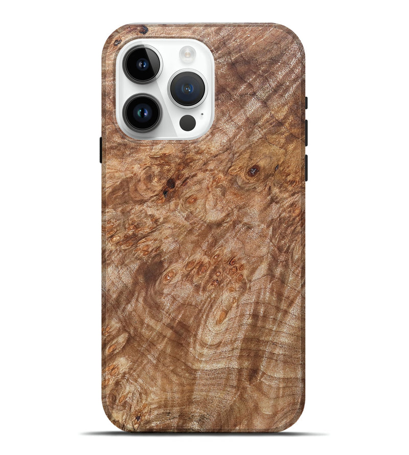 iPhone 15 Pro Max Wood Live Edge Phone Case - Titan (Wood Burl, 821909)