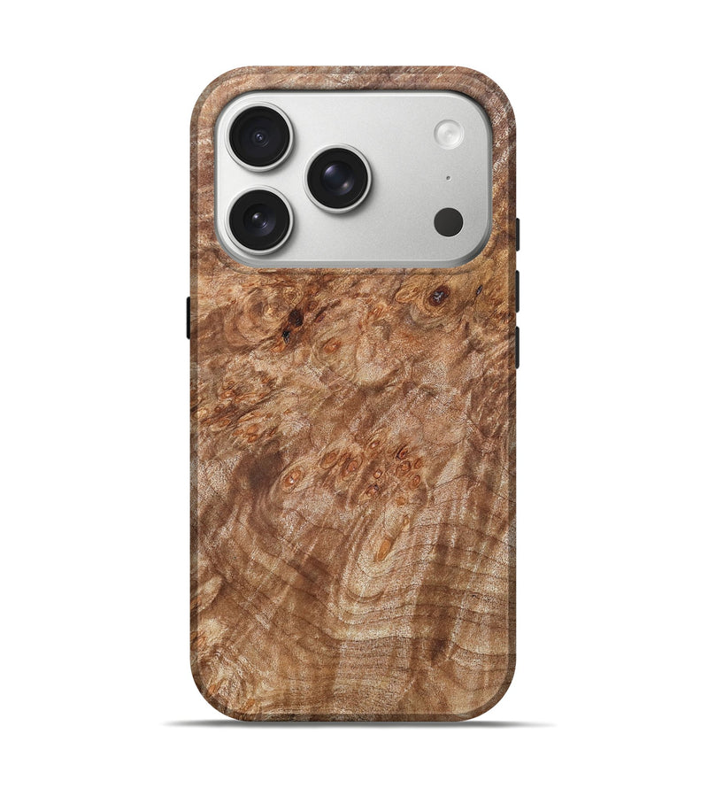 iPhone 17 Pro Wood Live Edge Phone Case - Titan (Wood Burl, 821909)