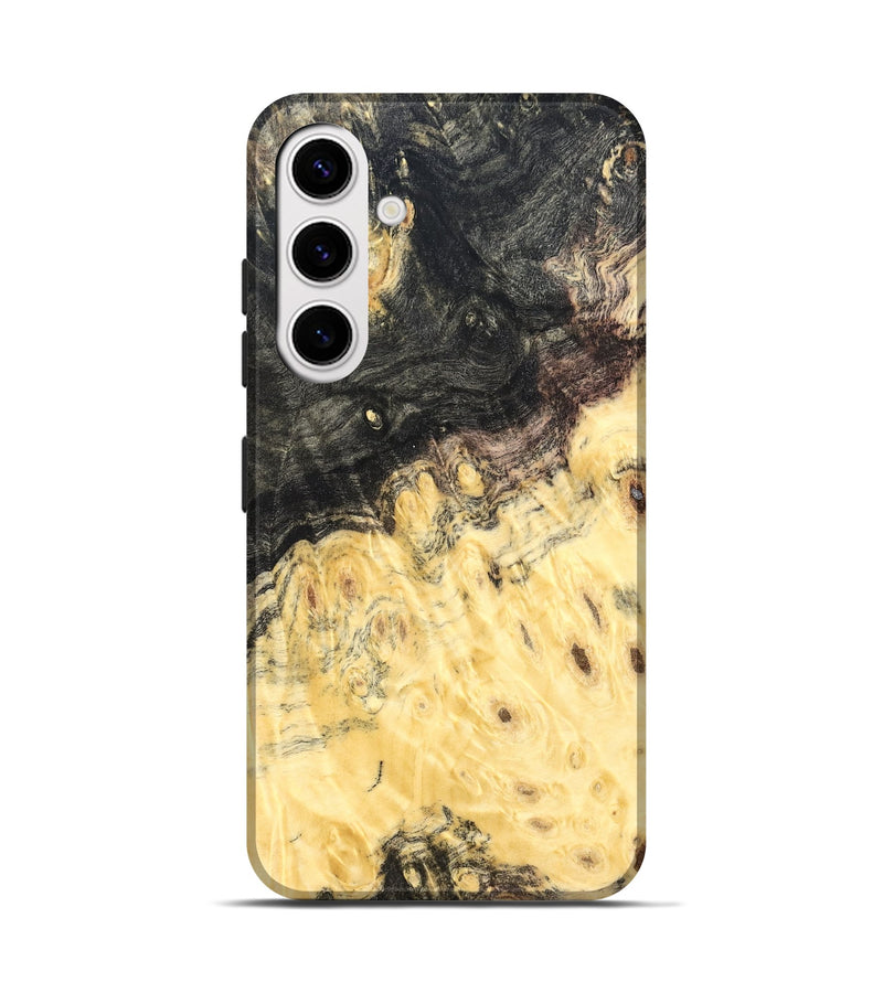 Galaxy S25 Wood Live Edge Phone Case - Yasmine (Wood Burl, 821910)