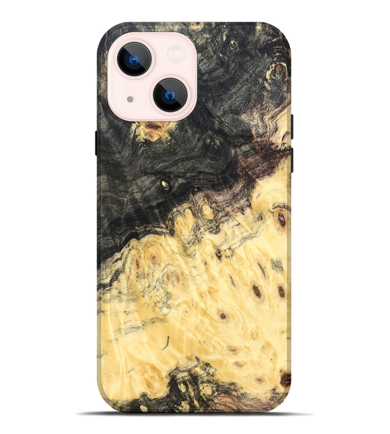 iPhone 14 Plus Wood Live Edge Phone Case - Yasmine (Wood Burl, 821910)
