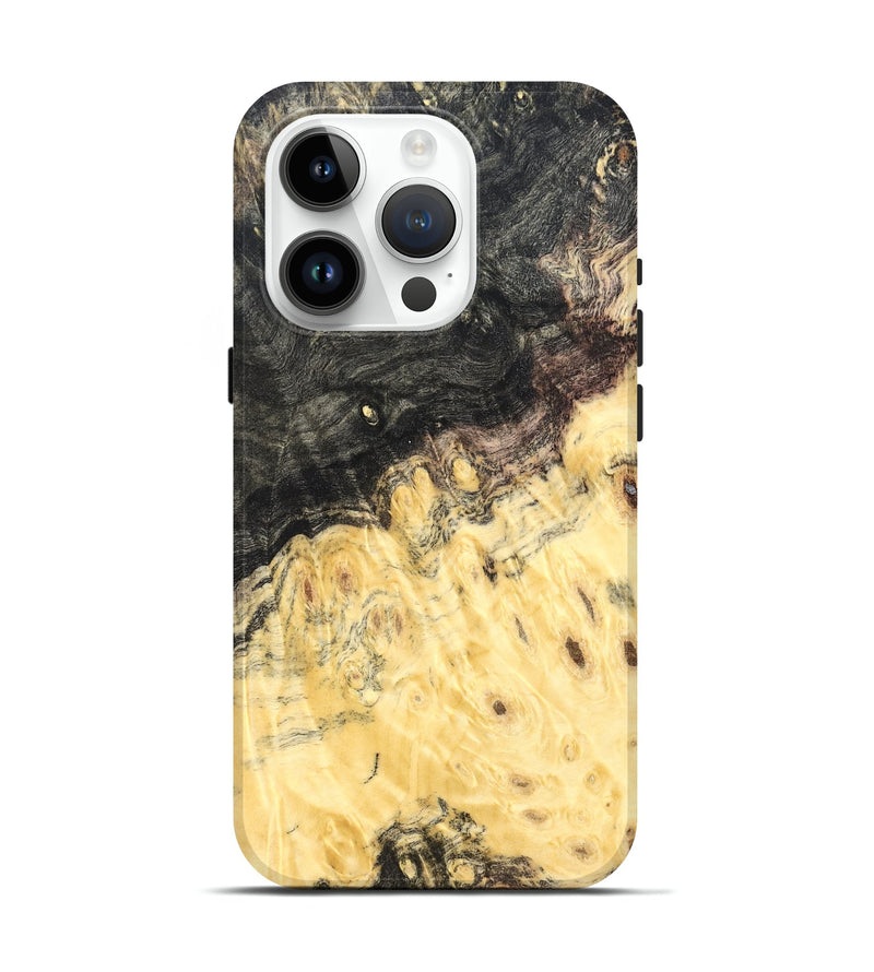iPhone 15 Pro Wood Live Edge Phone Case - Yasmine (Wood Burl, 821910)