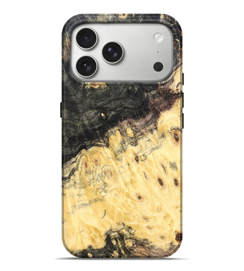 iPhone 17 Pro Max Wood Live Edge Phone Case - Yasmine (Wood Burl, 821910)