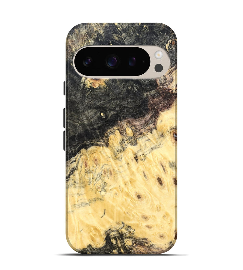 Pixel 9 Pro Wood Live Edge Phone Case - Yasmine (Wood Burl, 821910)