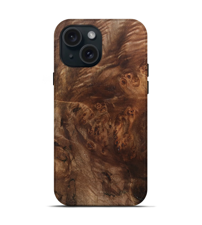 iPhone 15 Wood Live Edge Phone Case - Zackery (Wood Burl, 821911)