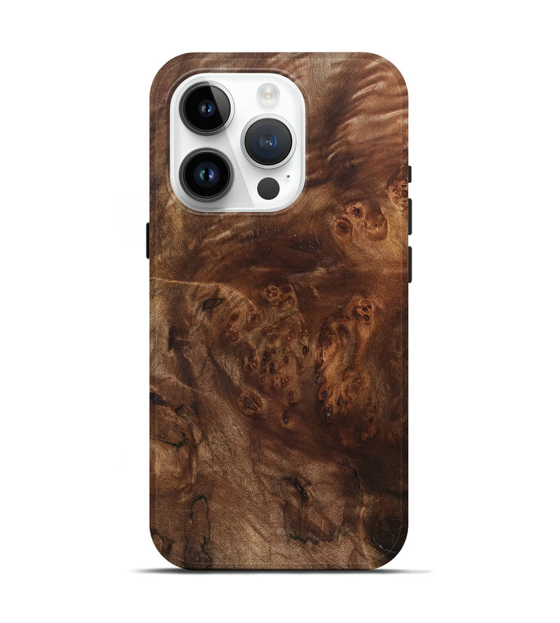 iPhone 15 Pro Wood Live Edge Phone Case - Zackery (Wood Burl, 821911)