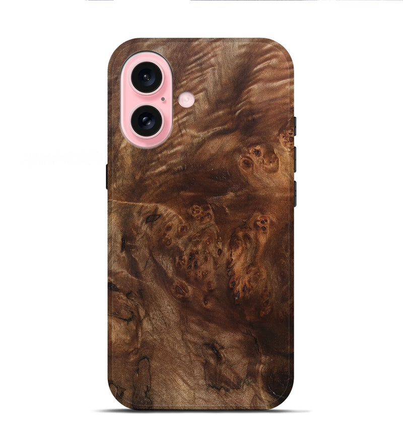 iPhone 16 Wood Live Edge Phone Case - Zackery (Wood Burl, 821911)